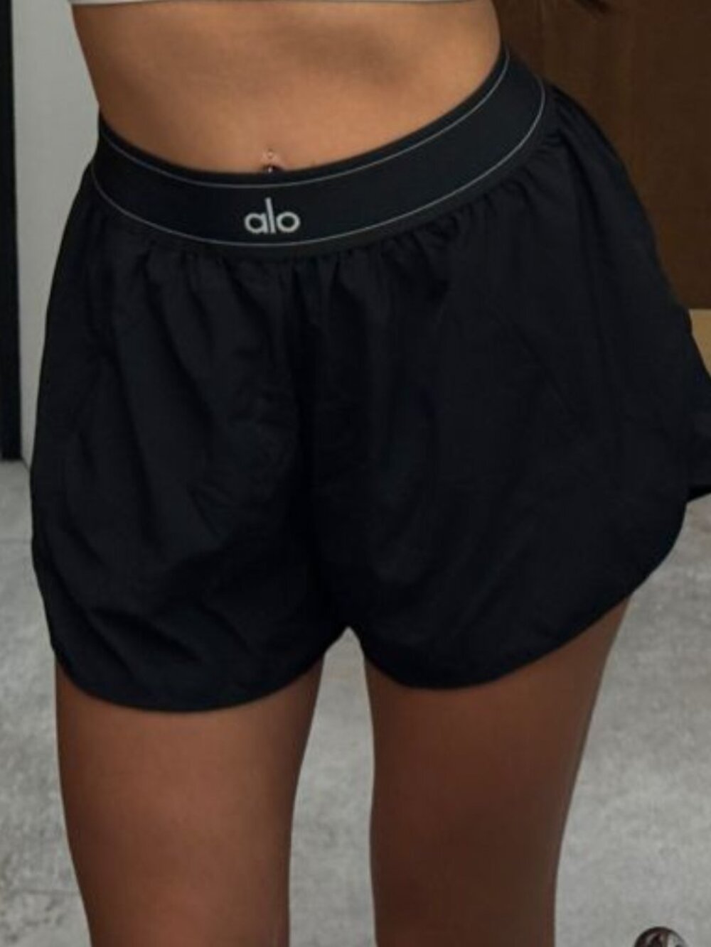 👩Alo Yoga Match Point Short Black🎀
